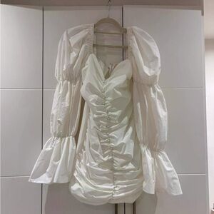 Elegant Gathered Sleeve Blouse
